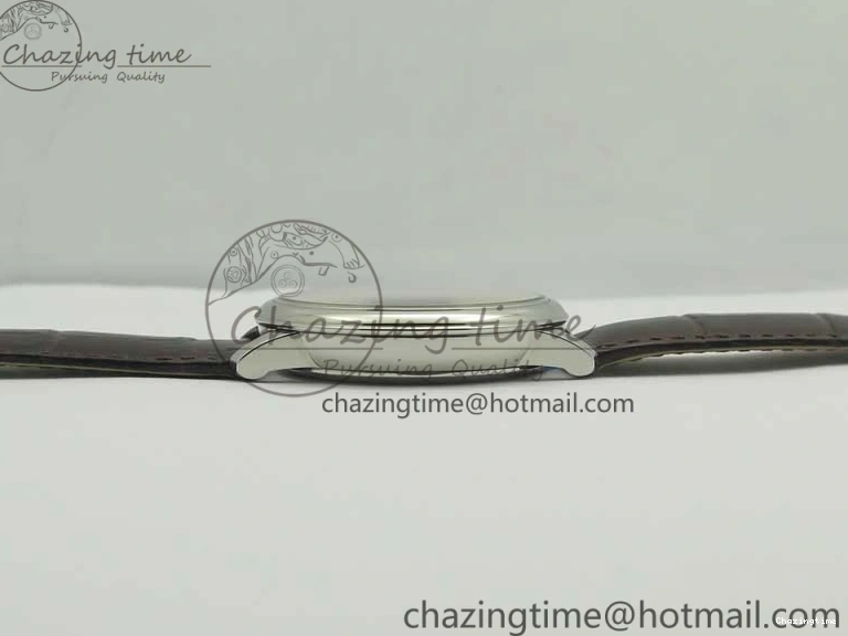 0329 Original De Ville Prestige Small Second TWF 1:1 Best Edition Gray Dial on Black Leather Strap MIYOTA 8036